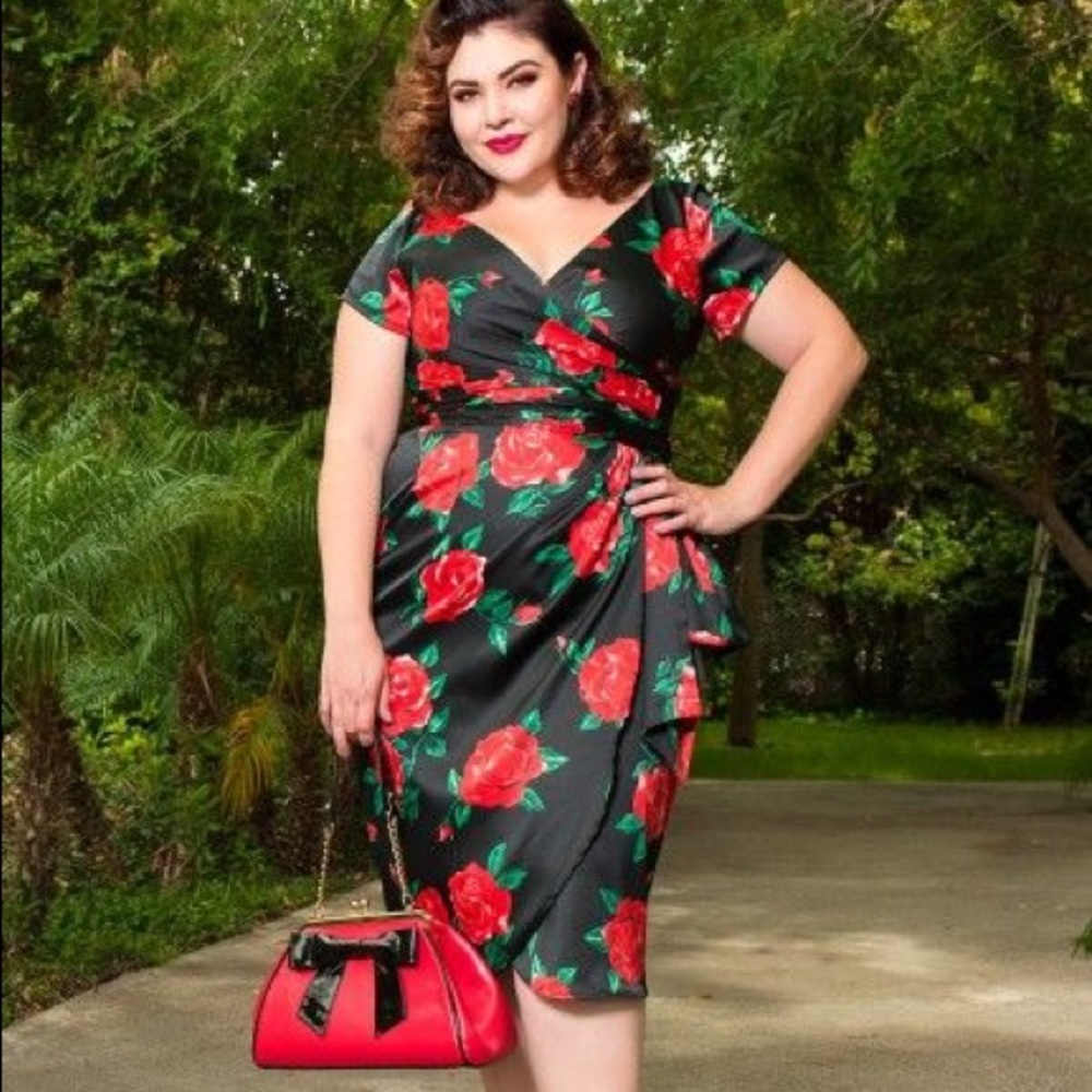 Pinup Girl Clothing Rose-print Ava—Rare!